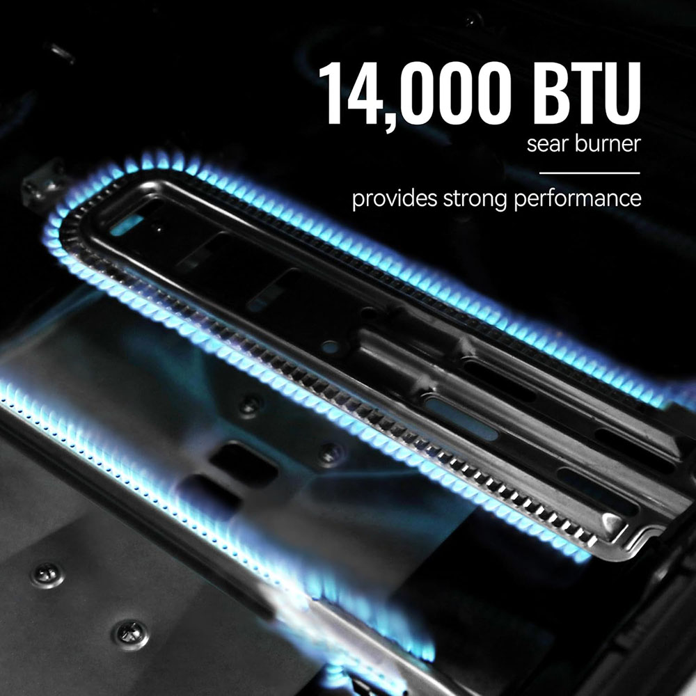 Royal Gourmet GA5401T 5-Burner Propane Gas Grill with Sear Burner and Side Burner