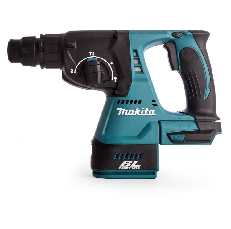 MAKITA DHR242RMJ 18V LXT 24MM SDS+ PLUS BRUSHLESS ROTARY HAMMER DRILL INC 2X 4.0AH BATTS