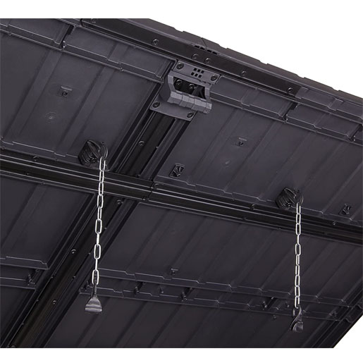 Keter Store It Out Grande Outdoor Plastic Garden Storage Shed, Grey and Black, 190 x 109 x 132 cm