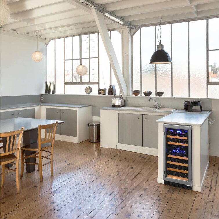 32 Bottle Dual Zone Freestanding/Built-In Wine Refrigerator