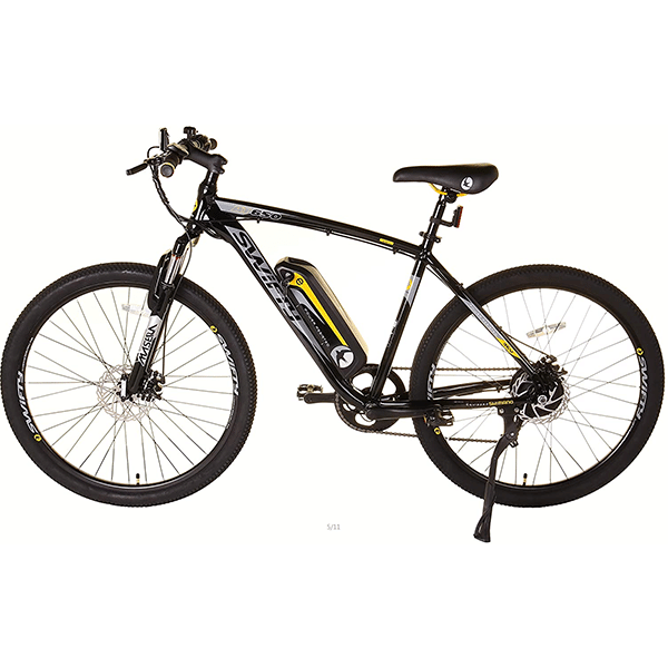 Swifty All Terrain Electric Bike Mountain Ebike - ideal Commuting Bike with 7 Speed Shimano Gears and Disc Brakes - Up to 25 Miles on One Charge - Electric Bikes for Adults