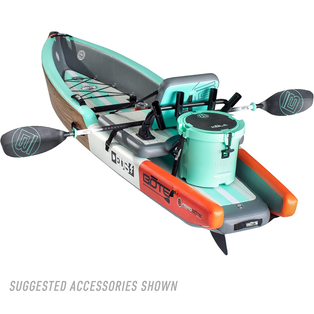 BOTE Deus Aero Inflatable MagnePod Compatible Kayak for Adults and Kids Including Travel Bag, 1 Person Single Seater, Inflatable Kayak for Recreational Fishing Hunting Leisure