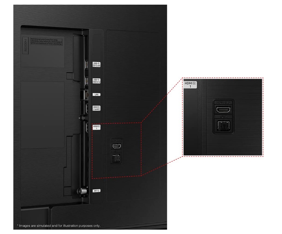 Samsung UE55CU8000 (2023) LED HDR 4K Ultra HD Smart TV, 55 inch with TVPlus, Black